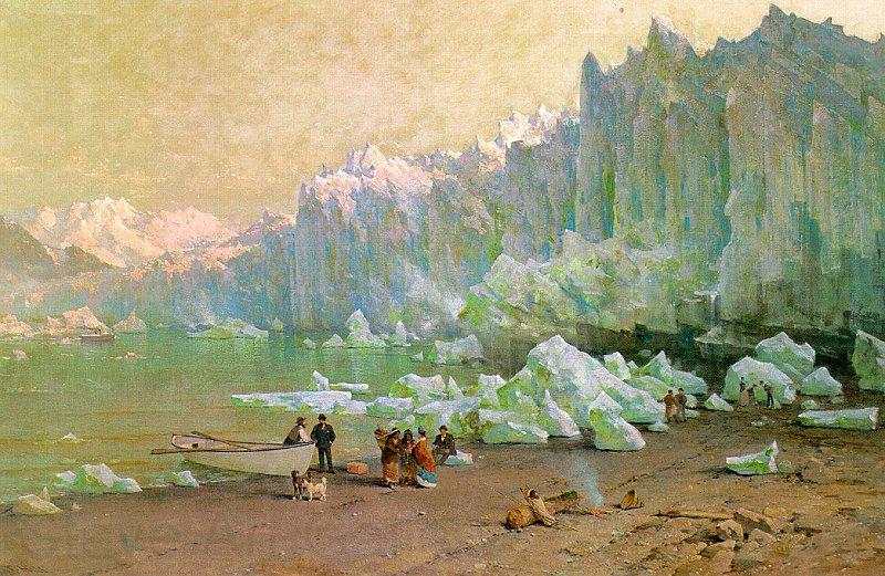 Thomas Hill The Muir Glacier in Alaska Spain oil painting art